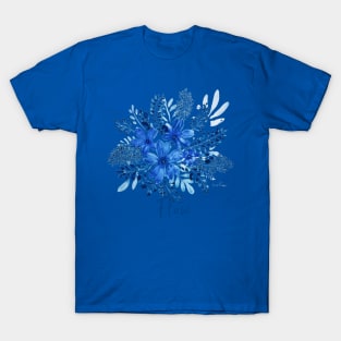 Design flow Blue flowers T-Shirt